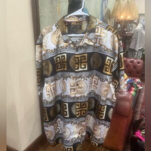 Baroque Gold button down size 4X in EUC